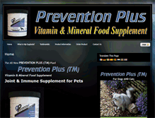 Tablet Screenshot of preventionplustm.com